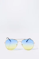 Ombre Aviator Sunglasses