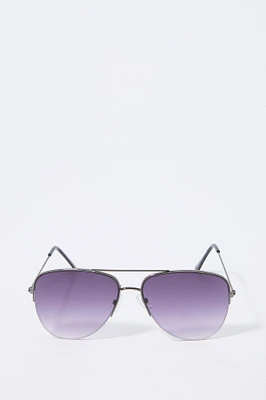 Tinted Aviator Sunglasses