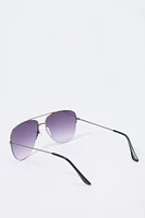 Tinted Aviator Sunglasses