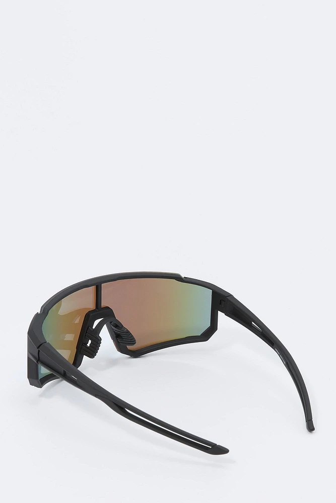 Rimless Shield Sunglasses