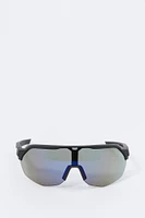 Rimless Curved Shield Sunglasses