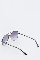 Round Aviator Sunglasses