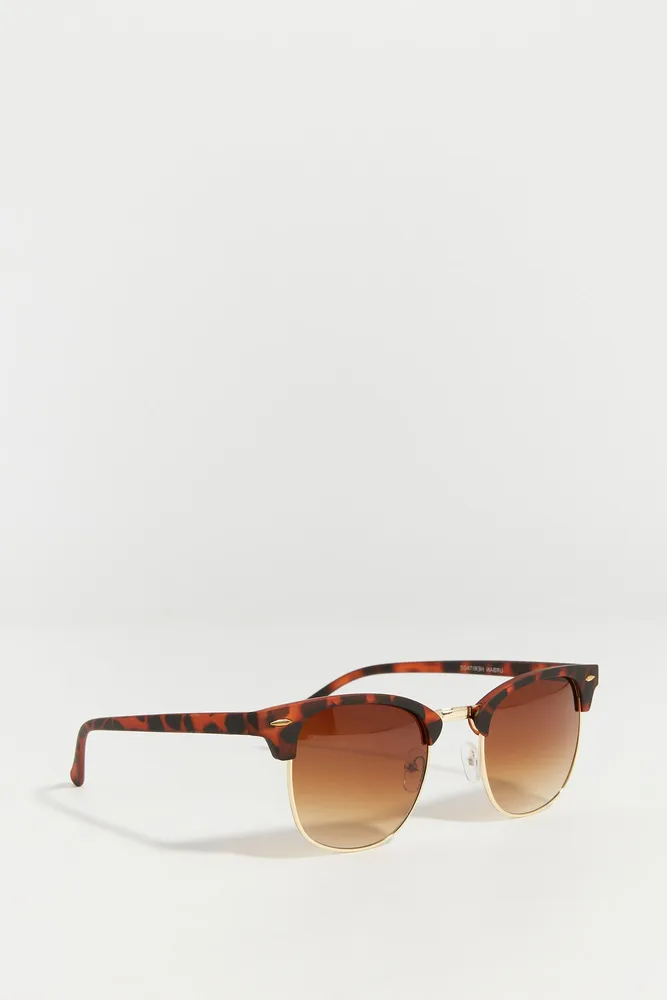 Tortoise Shell Club Master Sunglasses