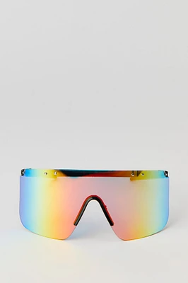 Rimless Shield Sunglasses