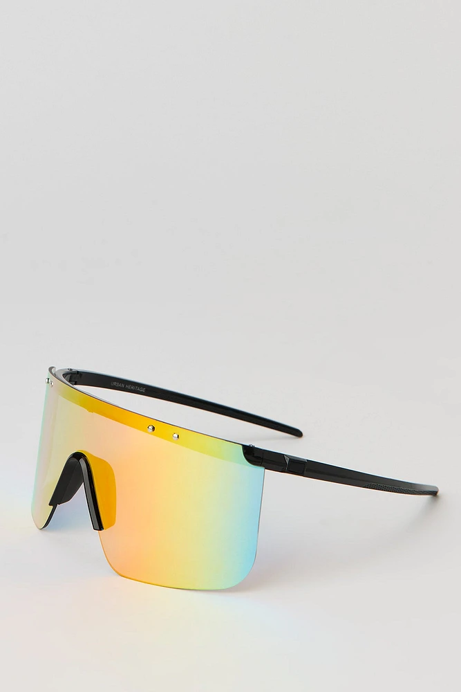 Rimless Shield Sunglasses