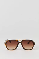 Thick Aviator Sunglasses