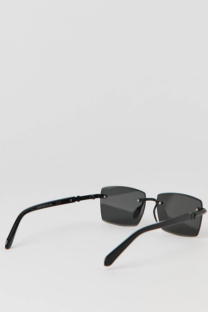 Rimless Square Sunglasses