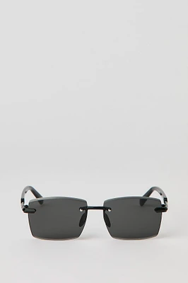 Rimless Square Sunglasses