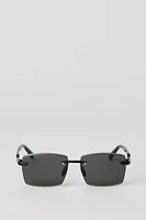 Rimless Square Sunglasses