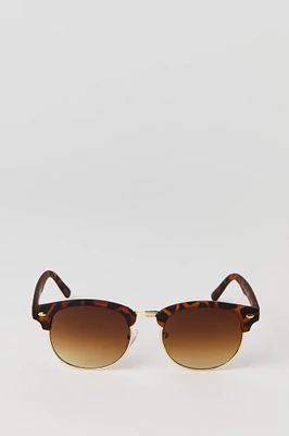 Tortoiseshell Clubmaster Sunglasses