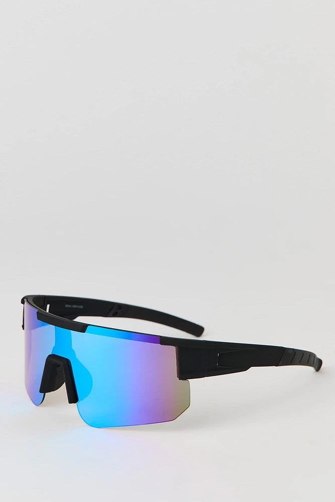 Ombre Lens Shield Sunglasses