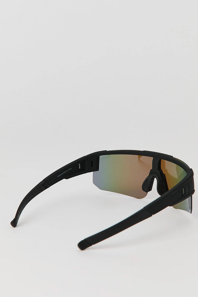 Ombre Lens Shield Sunglasses