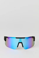 Ombre Lens Shield Sunglasses