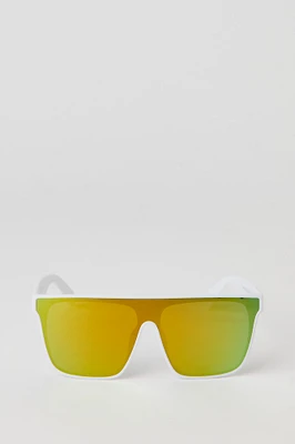 Lunettes de soleil carrées teintées