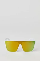 Lunettes de soleil carrées teintées