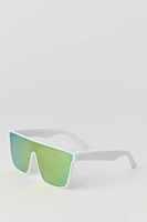 Lunettes de soleil carrées teintées