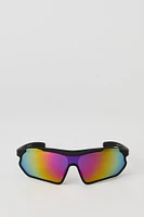 Soft Touch Sporty Shield Sunglasses