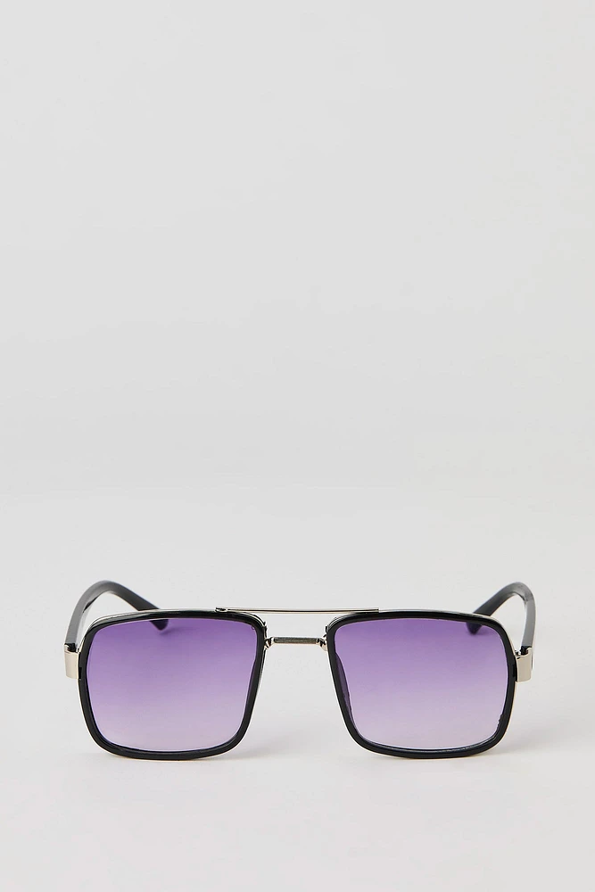 Square Aviator Sunglasses