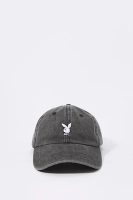 Playboy Bunny Embroidered Baseball Hat