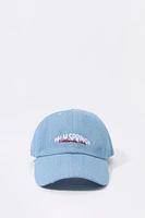 Palm Springs Embroidered Denim Baseball Hat