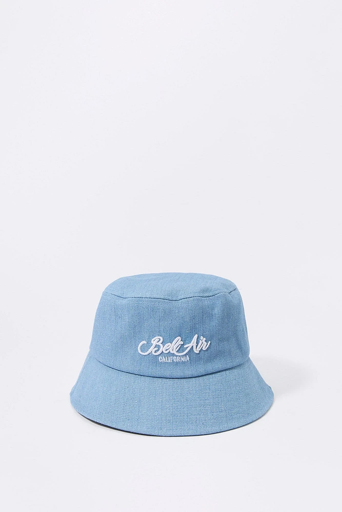 Bel Air Embroidered Bucket Hat