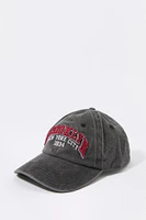 Brooklyn Embroidered Washed Baseball Hat