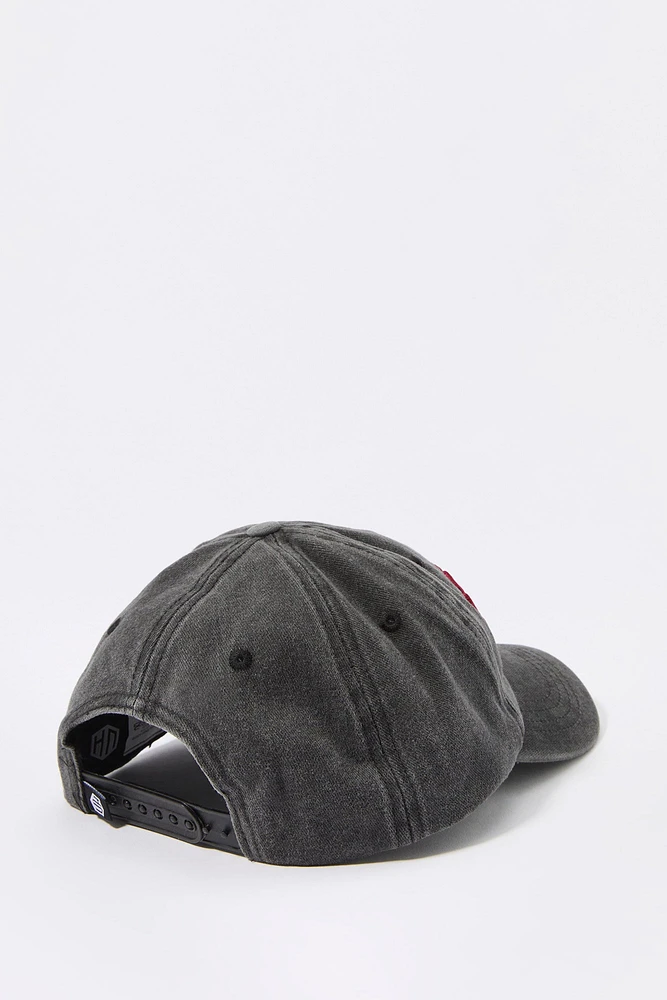 Brooklyn Embroidered Washed Baseball Hat