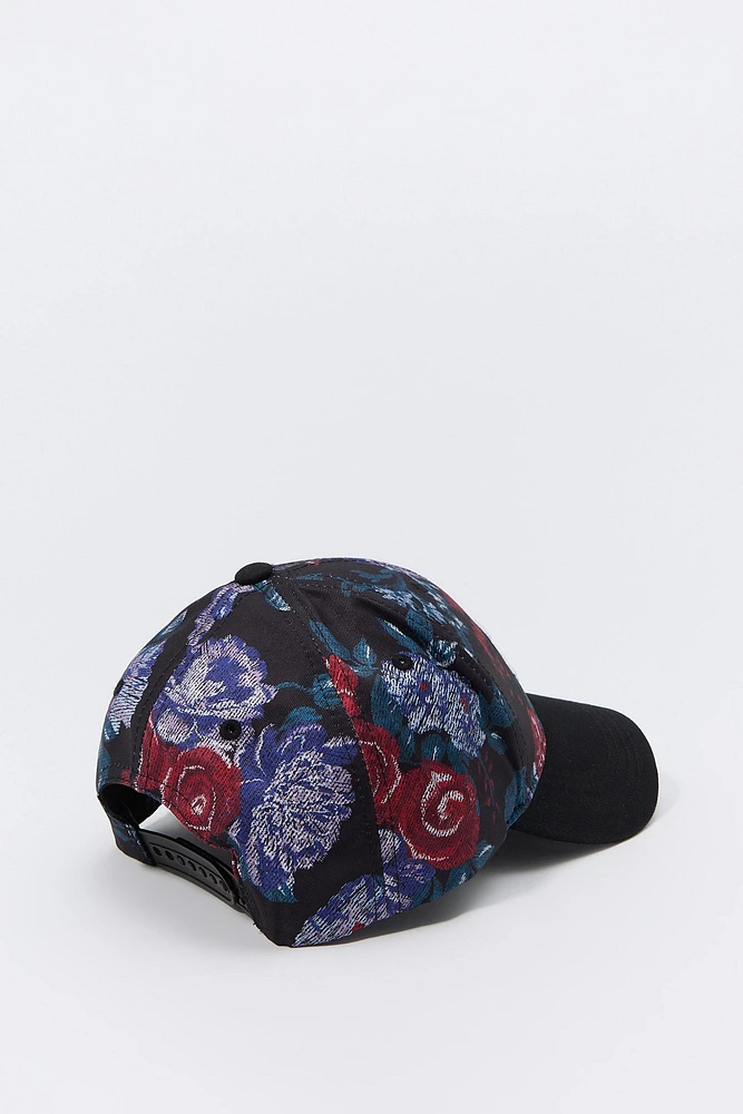 Casquette de base-ball à broderie florale LA