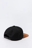 Casquette réglable avec empiècement tissé Brooklyn deux-tons