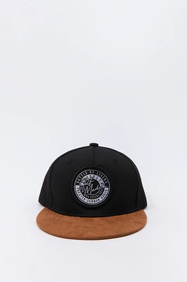 Casquette réglable avec empiècement tissé Brooklyn deux-tons