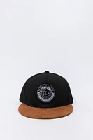 Casquette réglable avec empiècement tissé Brooklyn deux-tons