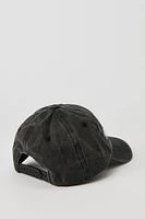 City Embroidered Washed Baseball Hat