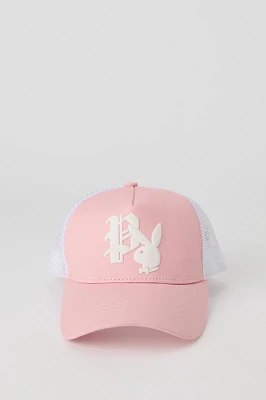 Playboy Puff Print Trucker Hat