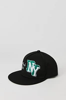 City Chenille Embroidered Snapback Hat