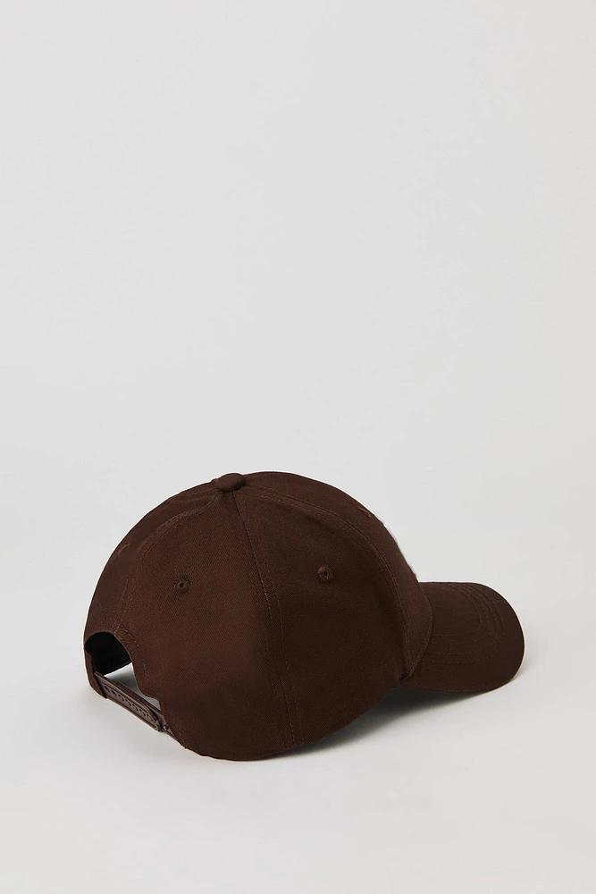 Casquette de baseball avec motif brodé