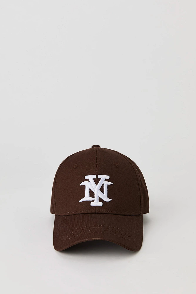 Casquette de baseball avec motif brodé