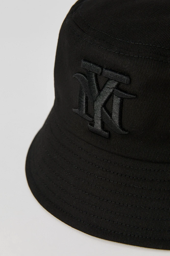 New York Embroidered Bucket Hat