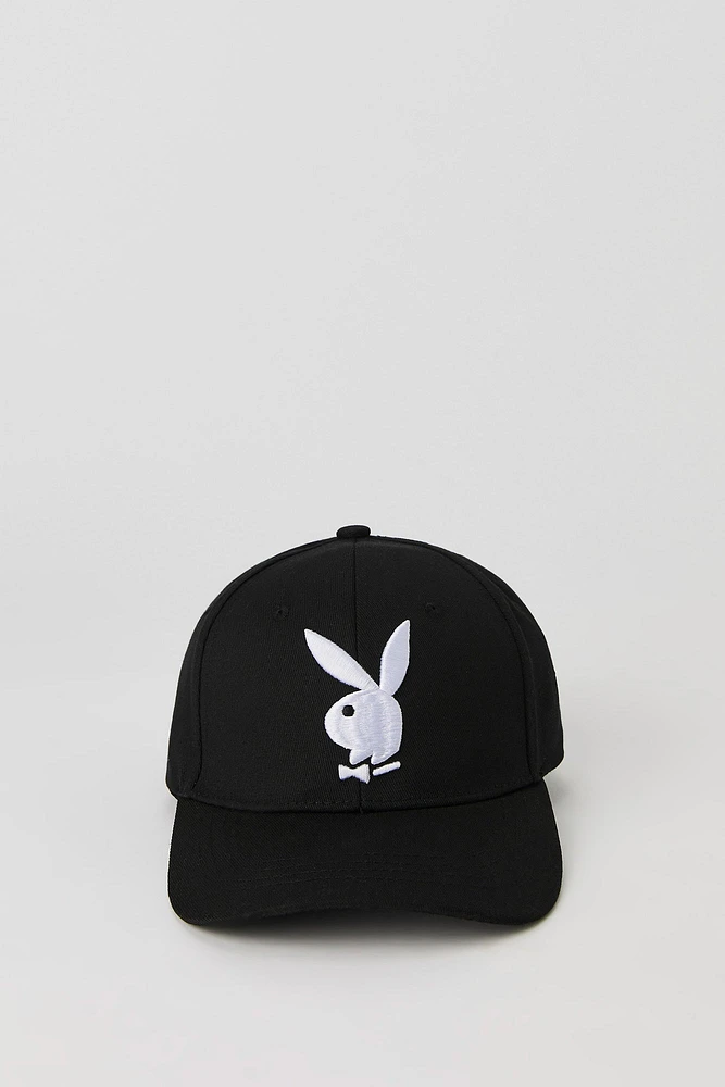 Casquette de baseball avec motif brodé Playboy