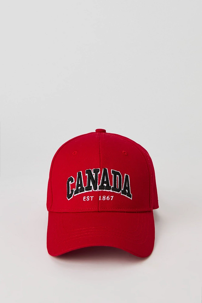 Canada Embroidered Baseball Hat