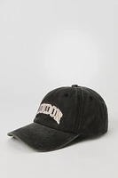 Casquette de baseball délavée avec motif brod