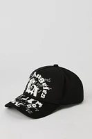 Casquette de baseball à imprimé LA Gothic