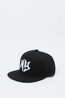 City Embroidered Snapback Hat