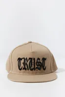 Trust Embroidered Snapback Hat