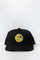 Smiley Face Patch Baseball Hat