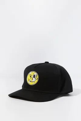 Smiley Face Patch Baseball Hat