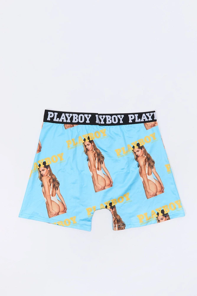 Culotte boxeur à imprimé Playboy