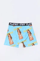 Culotte boxeur à imprimé Playboy