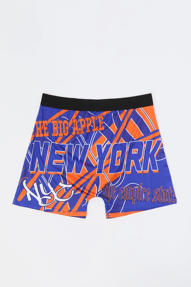 City Print Boxer Brief