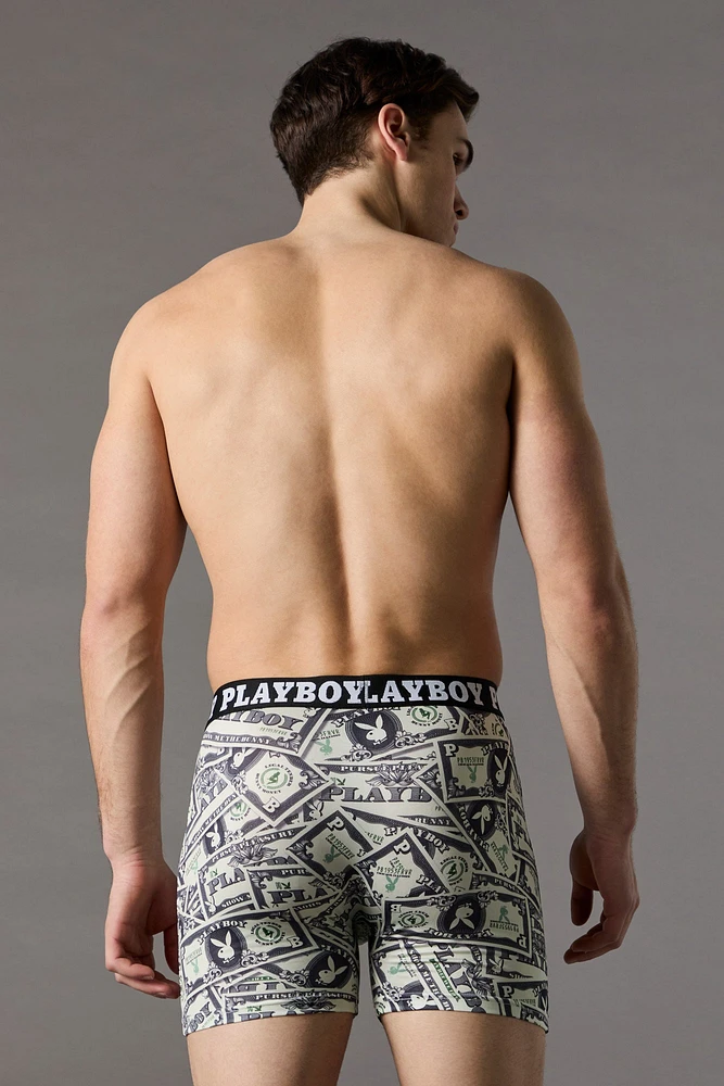 Playboy Money Print Boxer Brief (2 Pack)