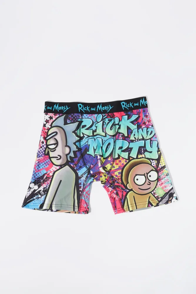 Rick and Morty Graphic Boxer Brief